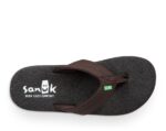 Sanuk Beer Cozy Coaster Dark Brown - Image 6