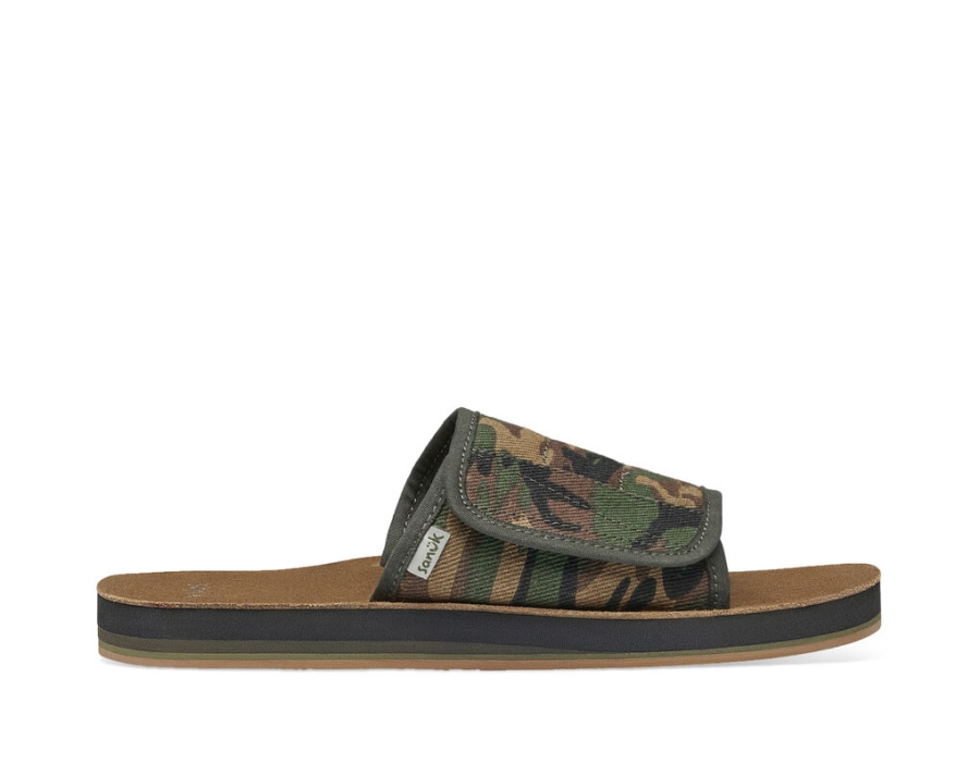 sanuk_bixby_camo_hemp_woodland_camo.jpg Sanuk Bixby Camo Hemp Woodland Camo - Image 1