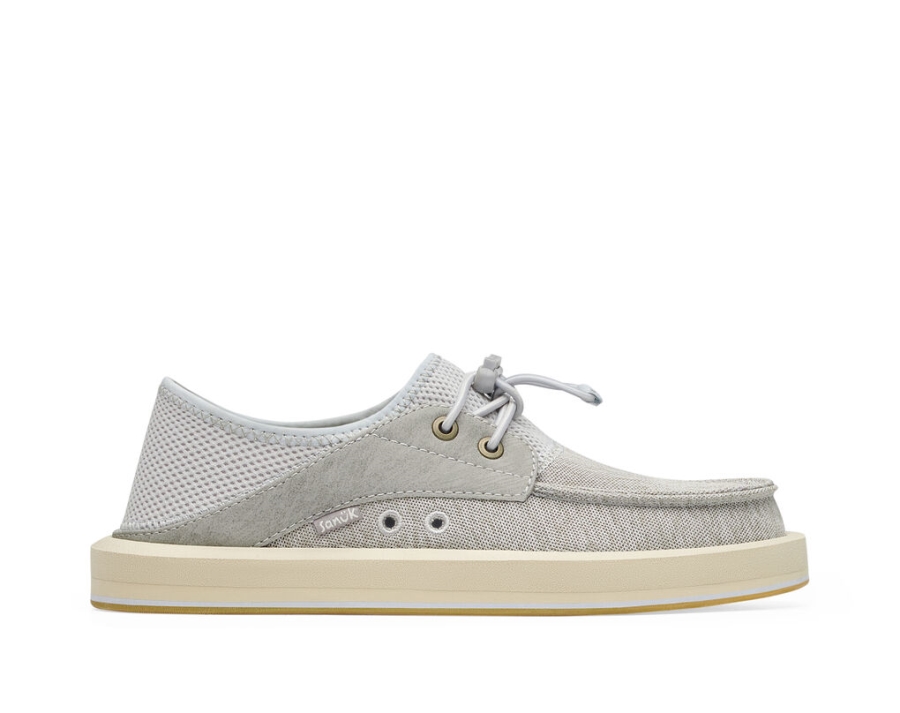 sanuk_boatie_st_grey.jpg Sanuk Boatie St Grey - Image 1