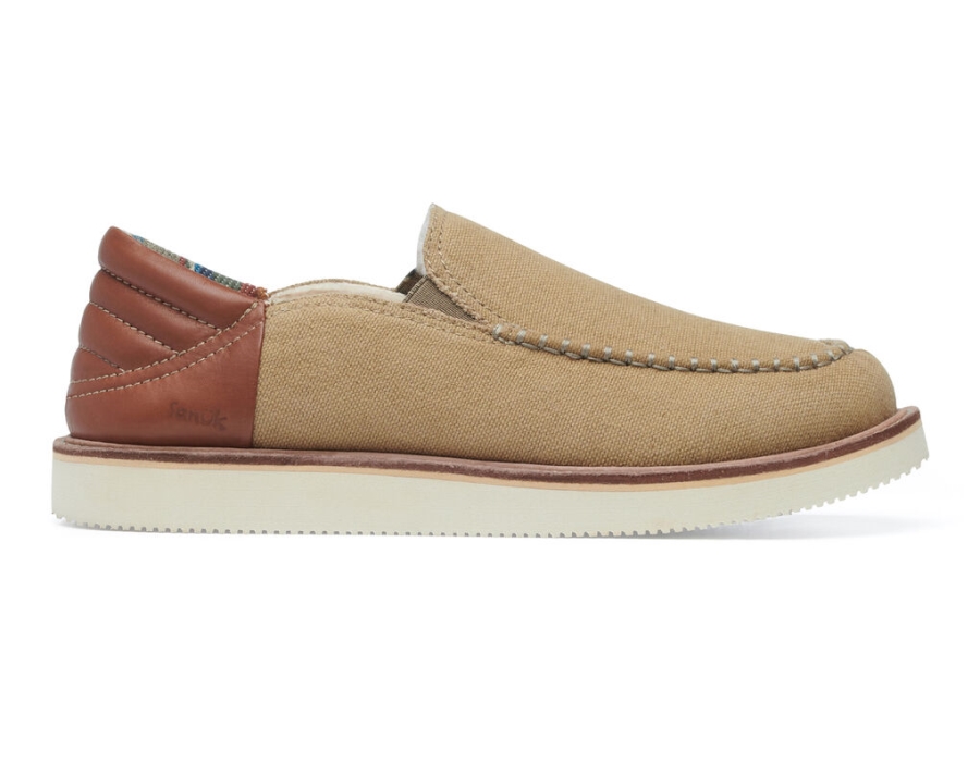 sanuk_cozy_vibe_low_sm_khaki.jpg Sanuk Cozy Vibe Low Sm Khaki - Image 1