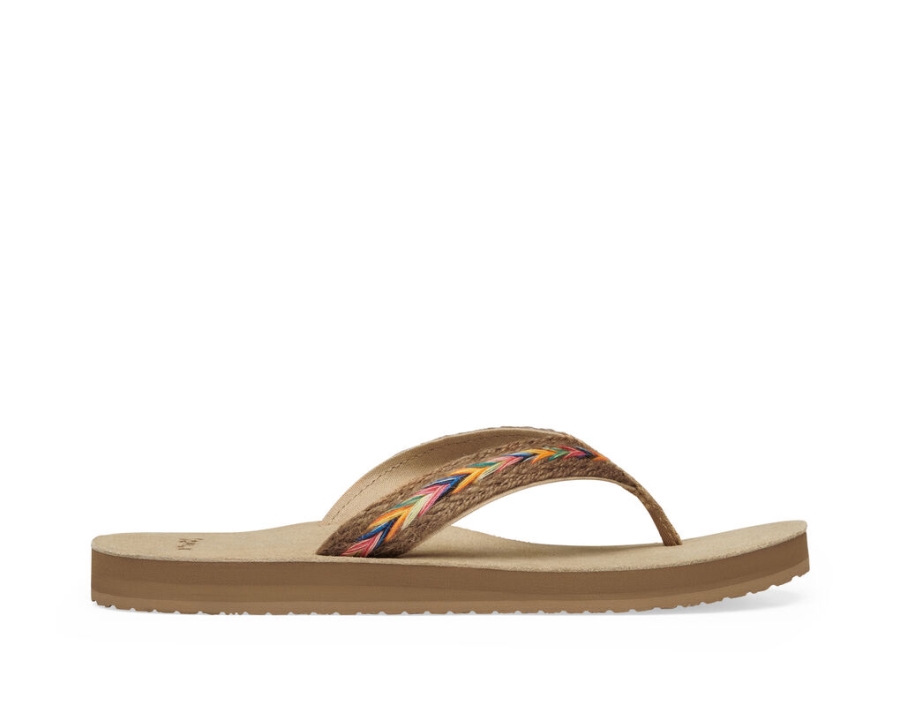 sanuk_fraidy_hemp_rainbow.jpg Sanuk Fraidy Hemp Rainbow - Image 1