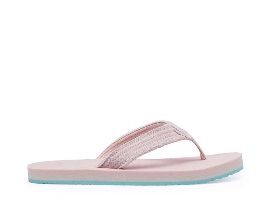 sanuk_fraidy_stacker_pink_salt.jpg Sanuk Fraidy Stacker Pink Salt - Image 1
