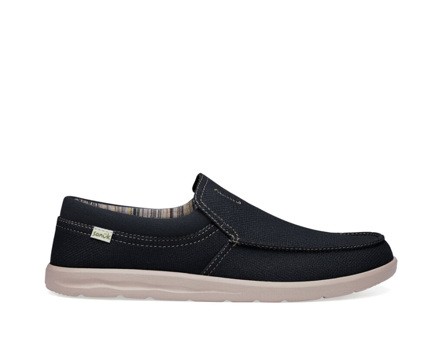sanuk_hi_bro_lite_hemp_black.jpg Sanuk Hi Bro Lite Hemp Black - Image 1