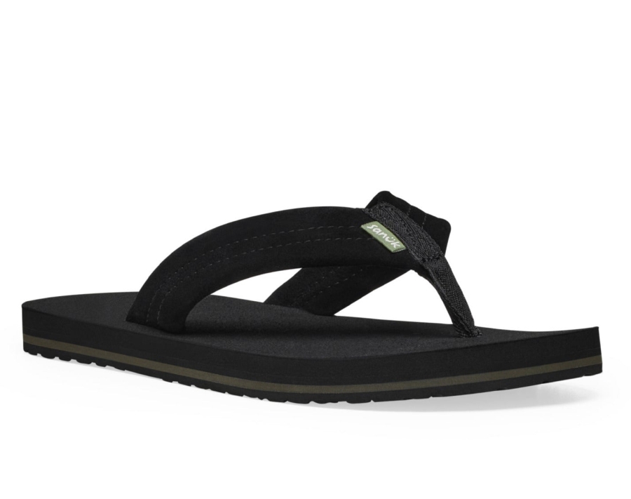 sanuk_m_beer_cozy_2_black.jpg Sanuk M Beer Cozy 2 Black - Image 1