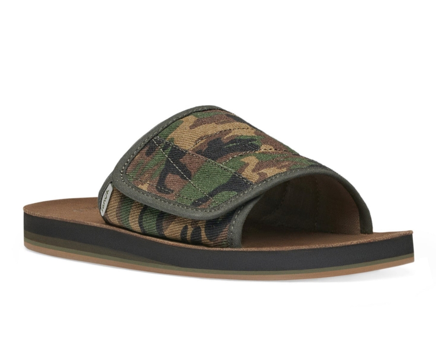 sanuk_m_bixby_camo_hemp_woodland_camo.jpg Sanuk M Bixby Camo Hemp Woodland Camo - Image 1