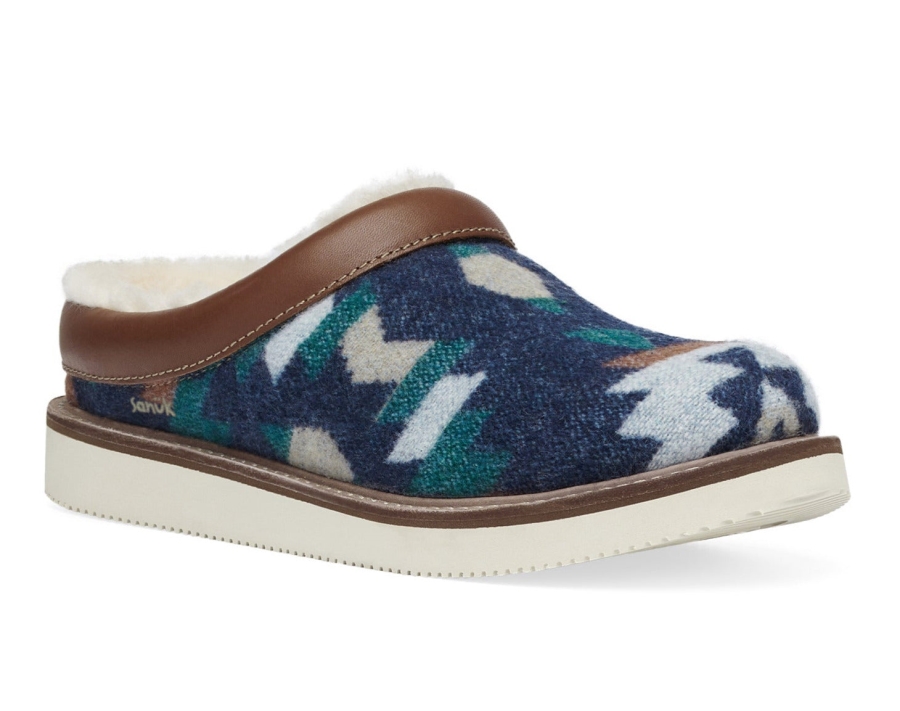 sanuk_m_cozy_vibe_slipper_sm_southwest_multi.jpg Sanuk M Cozy Vibe Slipper Sm Southwest Multi - Image 1