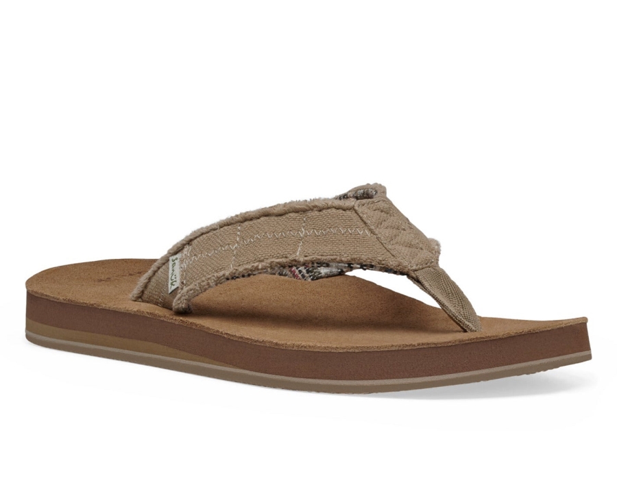 sanuk_m_fraid_not_st_natural.jpg Sanuk M Fraid Not St Natural - Image 1