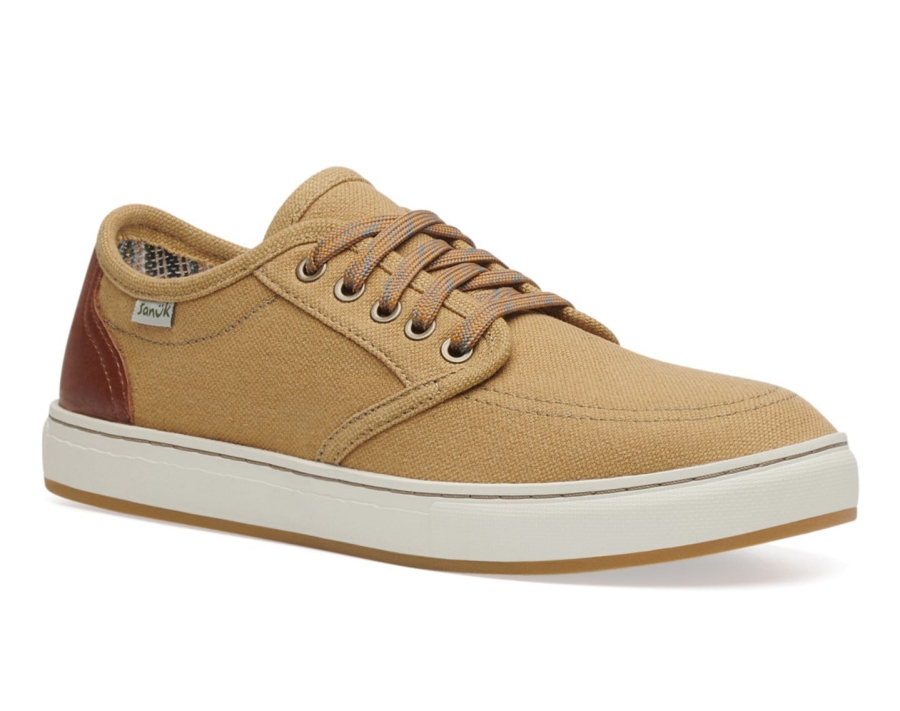 sanuk_m_tideline_lace_waxed_hemp_dijon.jpg Sanuk M Tideline Lace Waxed Hemp Dijon - Image 1