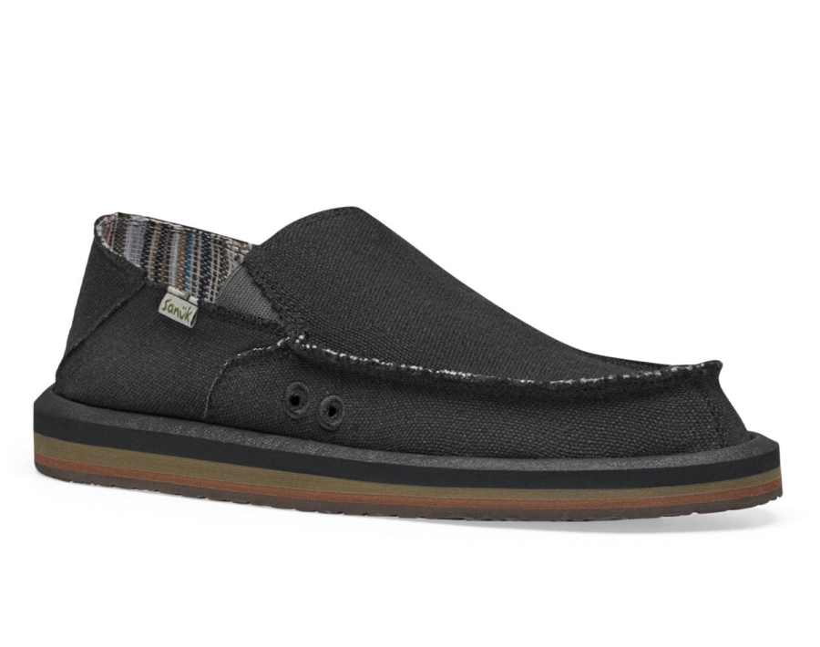 sanuk_m_vagabond_st_hemp_black.jpg Sanuk M Vagabond St Hemp Black - Image 1
