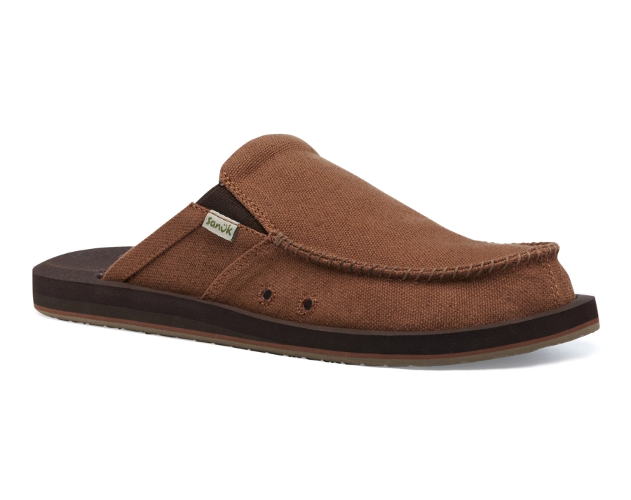 sanuk_m_you_got_my_back_st_hemp_brown.jpg Sanuk M You Got My Back St Hemp Brown - Image 1