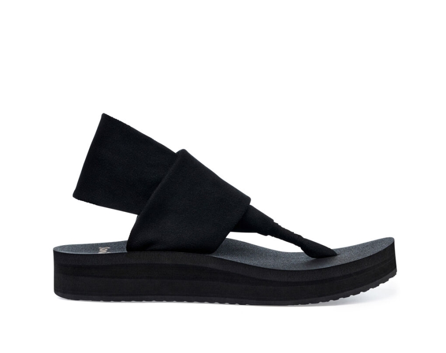 sanuk_sling_st_midform_black.jpg Sanuk Sling St Midform Black - Image 1