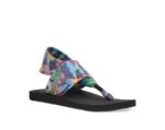 Sanuk Sling St Tropical Jaguar Black Multi - Image 2