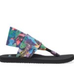 Sanuk Sling St Tropical Jaguar Black Multi