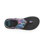 Sanuk Sling St Tropical Jaguar Black Multi - Image 6