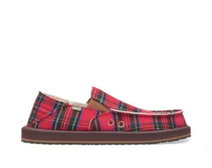 Sanuk Vagabond St Plaid Chill Red Multi