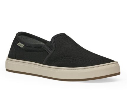 Sanuk W Avery Hemp Washed Black
