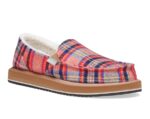 Sanuk W Donna St Plaid Chill Red Multi
