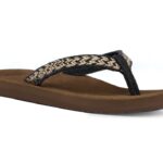 Sanuk W Fraidy Jute Black-Tan