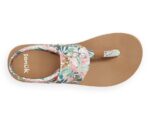 Sanuk W Sling St Tropical Pink-Green - Image 6