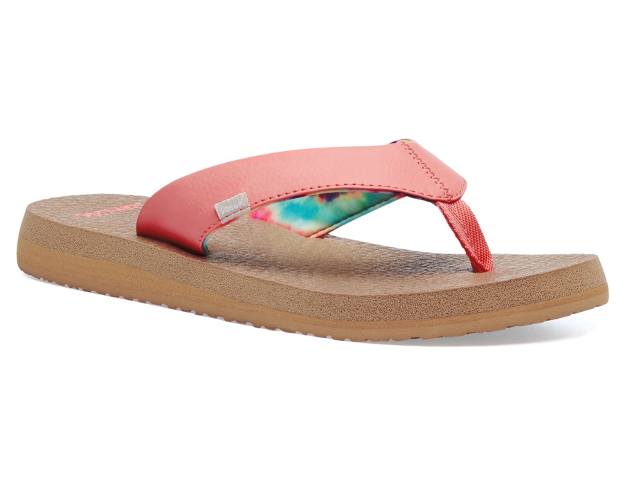 sanuk_w_yoga_mat_burnt_coral.jpg Sanuk W Yoga Mat Burnt Coral - Image 1