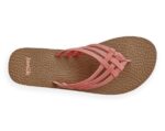 Sanuk W Yoga Sandy Burnt Coral - Image 6