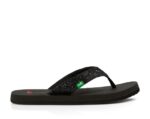 Sanuk Yoga Glitter Black