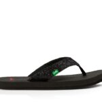 Sanuk Yoga Glitter Black