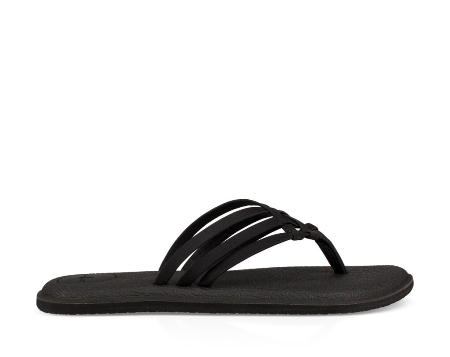 sanuk_yoga_salty_black.jpg Sanuk Yoga Salty Black - Image 1