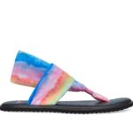 Sanuk Yoga Sling Burst Tie Dye Rainbow